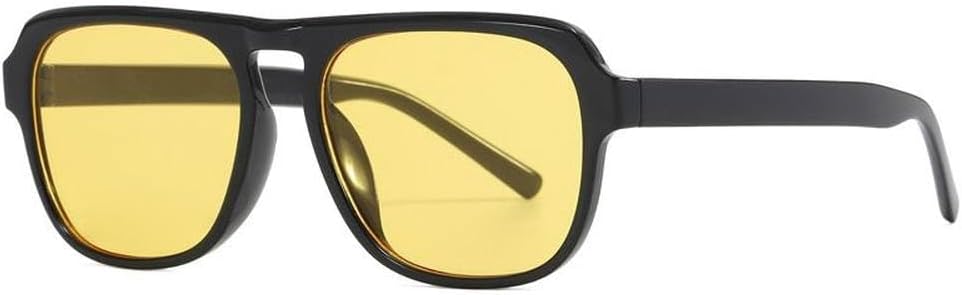 Винтажные ретро-солнцезащитные очки для мужчин 2027 года, форма, подходящая для женщин, для игр, женские солнцезащитные очки, черные с желтыми линзами MTZJH, One Color
Винтажные ретро-солнцезащитные очки для мужчин 2027 года, форма, подходящая для женщин, для игр, женские солнцезащитные очки, черные с желтыми линзами MTZJH, One Color