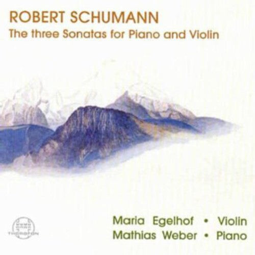 CD диск Schumann / Weber / Egelhof: 3 Sonatas for Violin & Piano
CD диск Schumann / Weber / Egelhof: 3 Sonatas for Violin & Piano