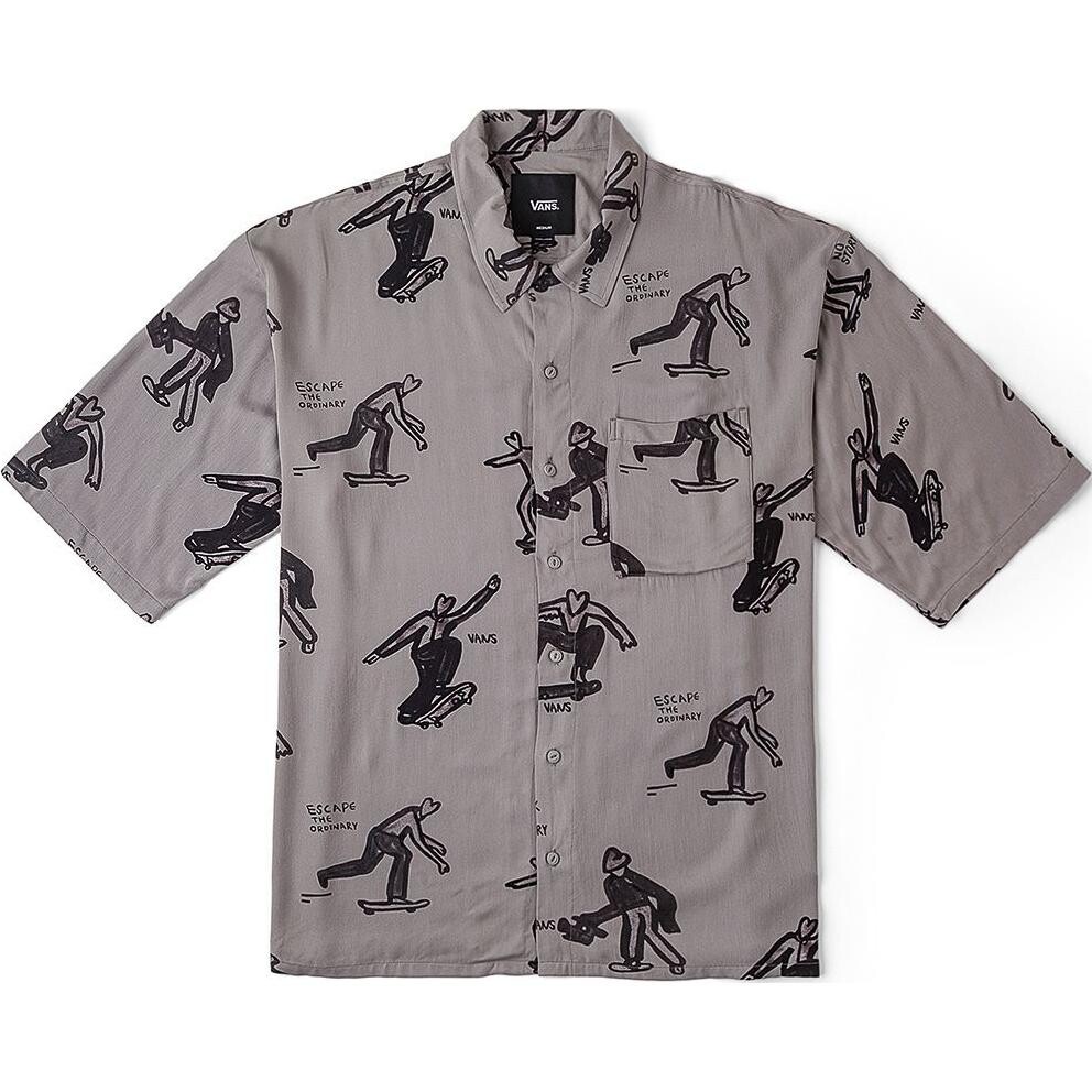 Рубашка унисекс серая Vans, серый
Рубашка унисекс серая Vans, серый