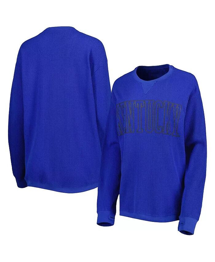 Женская термо-футболка с длинными рукавами Royal Kentucky Wildcats Surf размера плюс Southlawn вафельной вязки Pressbox
Женская термо-футболка с длинными рукавами Royal Kentucky Wildcats Surf размера плюс Southlawn вафельной вязки Pressbox