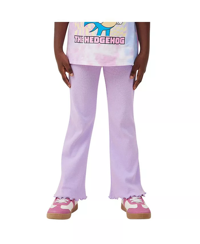 Широкие брюки с расклешенными штанинами Big Girls Little/Big Francine Flare Pant COTTON ON, синий 
Широкие брюки с расклешенными штанинами Big Girls Little/Big Francine Flare Pant COTTON ON, синий