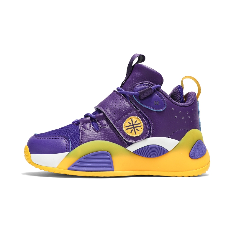 Детские баскетбольные кроссовки YUZHAOLIN, фиолетовый/золотой 
Детские баскетбольные кроссовки YUZHAOLIN, фиолетовый/золотой