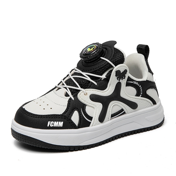 Нескользящие износостойкие низкие повседневные кроссовки для детей FCMM, черный/белый
Нескользящие износостойкие низкие повседневные кроссовки для детей FCMM, черный/белый