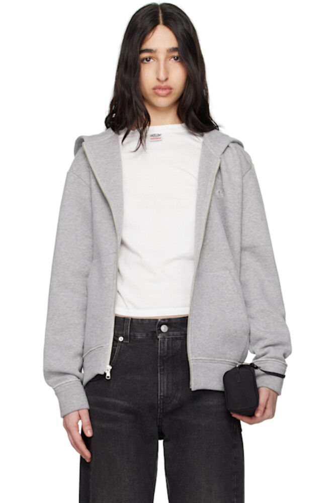 Серая толстовка с капюшоном на молнии с перекрученной отделкой Commission
Серая толстовка с капюшоном на молнии с перекрученной отделкой Commission