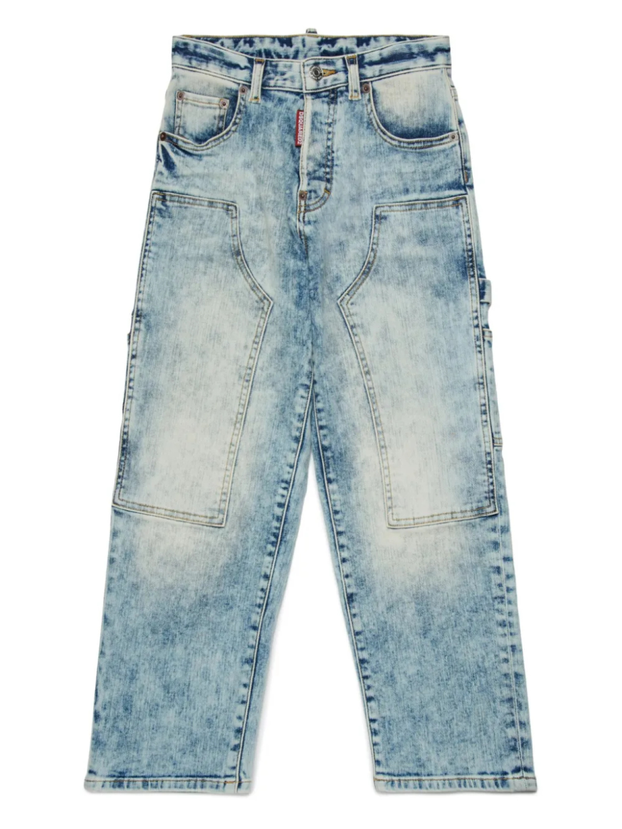 Джинсы DSQUARED2 KIDS с широкими штанинами, синий
Джинсы DSQUARED2 KIDS с широкими штанинами, синий