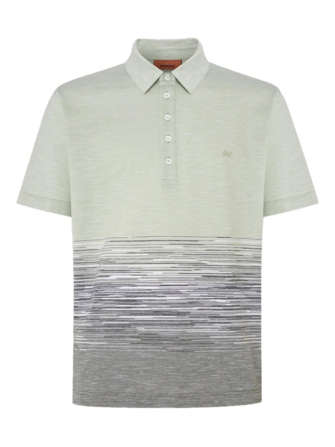 Рубашка-поло с интарсией Missoni, зеленый
Рубашка-поло с интарсией Missoni, зеленый