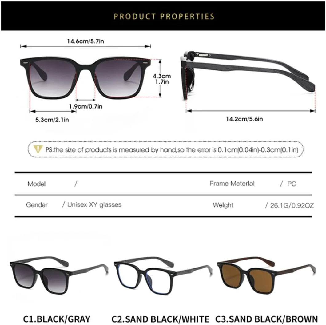 Модные солнцезащитные очки для мужчин и женщин с отделкой под дерево и заклепками, стильные, с защитой от УФ-излучения UV400, в винтажном стиле TVTBBVV, 7575-c1
Модные солнцезащитные очки для мужчин и женщин с отделкой под дерево и заклепками, стильные, с защитой от УФ-излучения UV400, в винтажном стиле TVTBBVV, 7575-c1