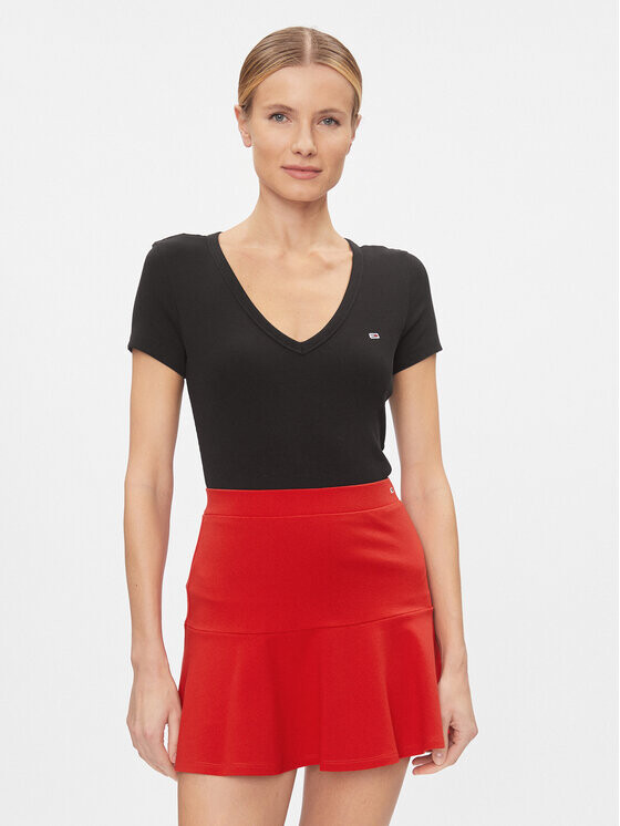 Футболка узкого кроя Tommy Jeans, черный
Футболка узкого кроя Tommy Jeans, черный