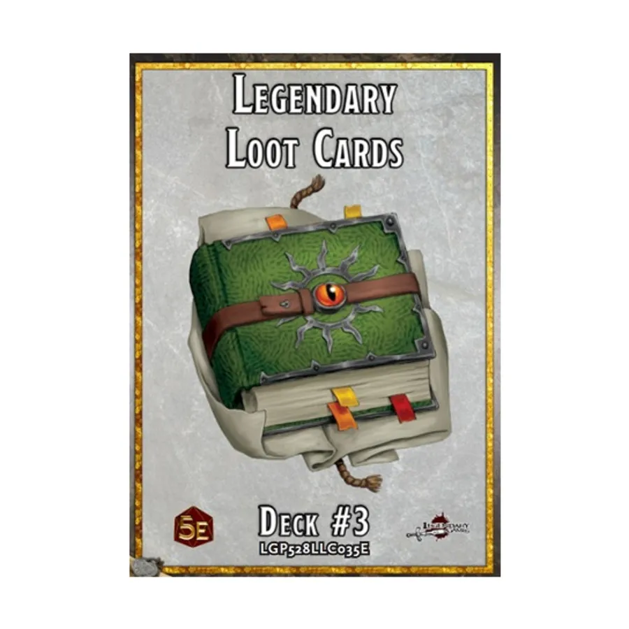 Бокс-сет Legendary Loot Cards Deck #3, Dungeons & Dragons (5th Edition) - Rulebooks, Sourcebooks & Supplements (Legendary Games)
Бокс-сет Legendary Loot Cards Deck #3, Dungeons & Dragons (5th Edition) - Rulebooks, Sourcebooks & Supplements (Legendary Games)