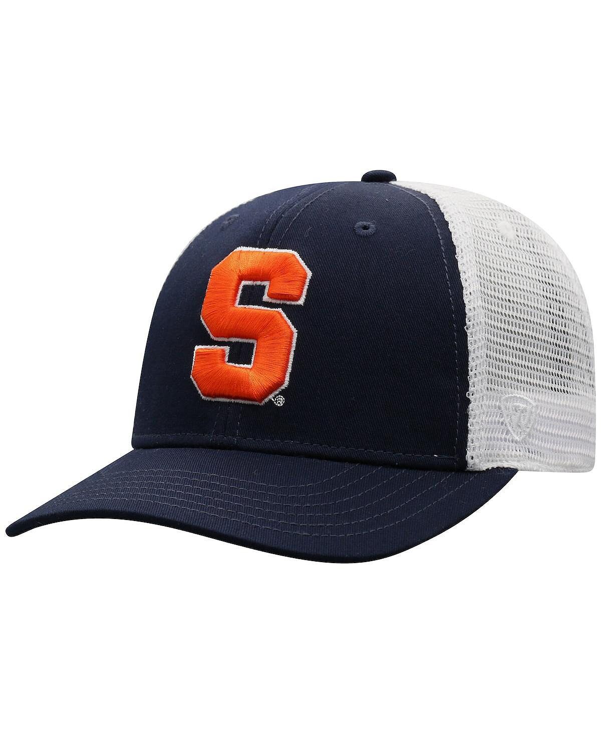 Мужская темно-синяя, белая кепка Syracuse Orange Trucker Snapback Top of the World
Мужская темно-синяя, белая кепка Syracuse Orange Trucker Snapback Top of the World