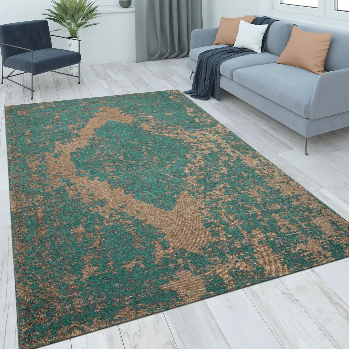 Ковер Paco Home "Mariba 200", прямоугольный, короткий ворс, крапчатый, восточный вид, эффект высокий-низкий, гостиная 160х230 см, бирюзовый
Ковер Paco Home "Mariba 200", прямоугольный, короткий ворс, крапчатый, восточный вид, эффект высокий-низкий, гостиная 160х230 см, бирюзовый