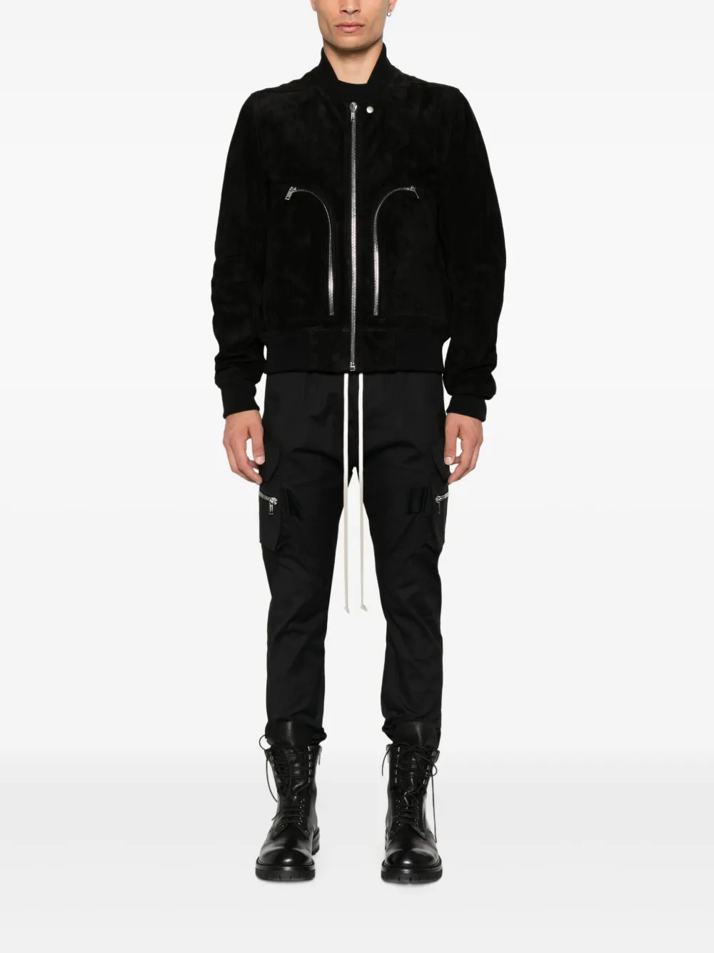 Кожаная куртка-бомбер Bauhaus Rick Owens, черный
Кожаная куртка-бомбер Bauhaus Rick Owens, черный