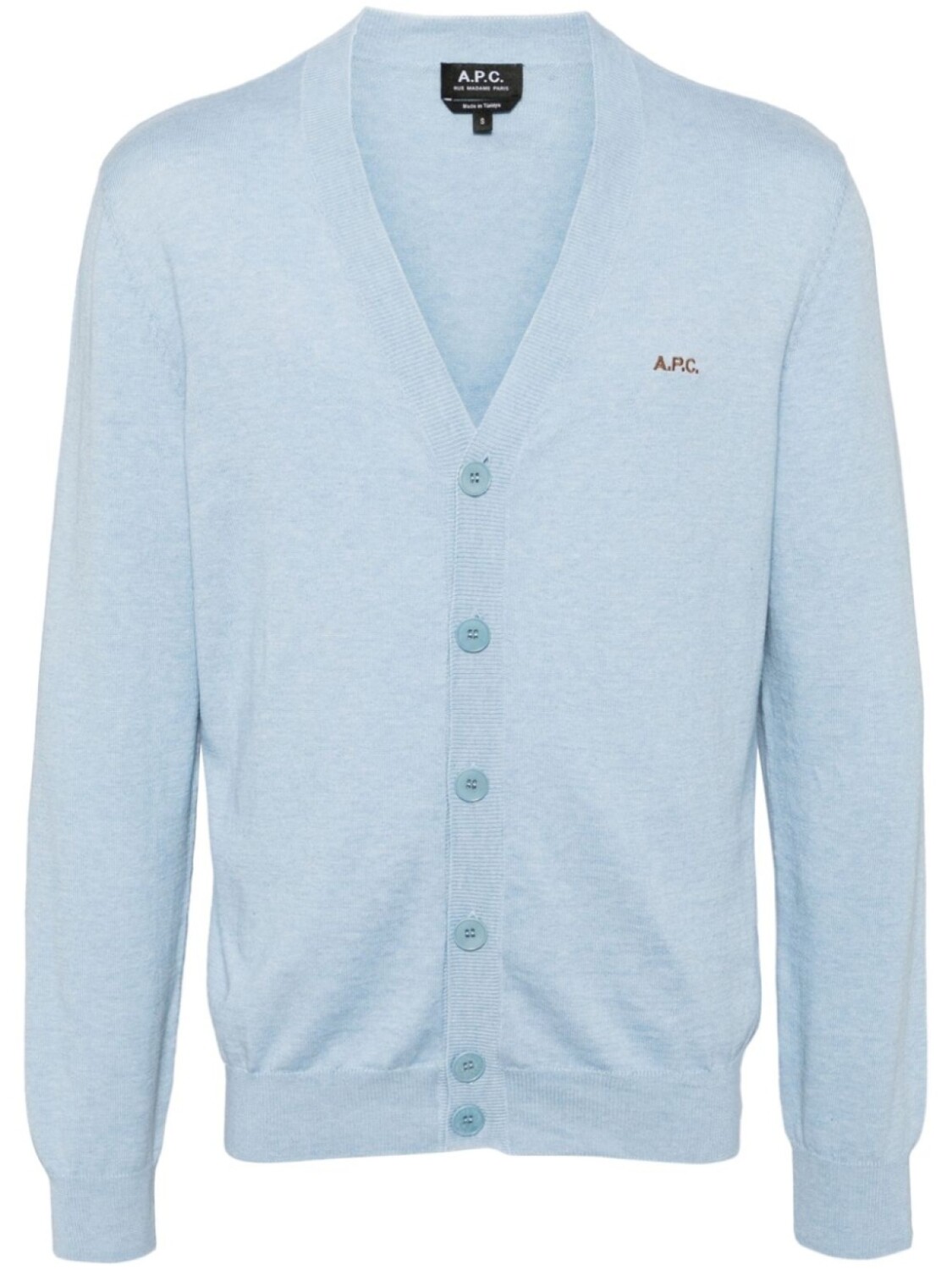 A.P.C. кардиган с вышитым логотипом, синий
A.P.C. кардиган с вышитым логотипом, синий