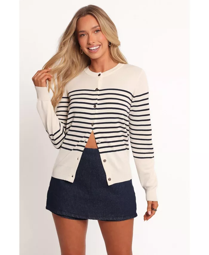 Женский кардиган Gavi в полоску на пуговицах спереди Petal and Pup, мультиколор
Женский кардиган Gavi в полоску на пуговицах спереди Petal and Pup, мультиколор