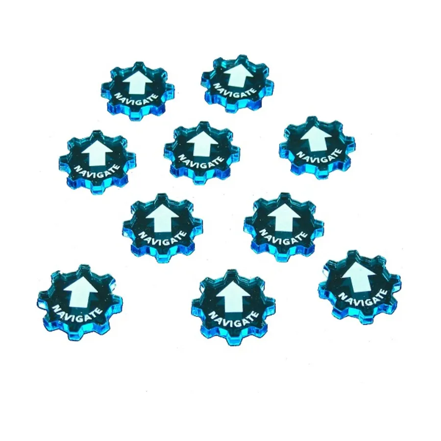 Жетоны команд — навигация, синие, Star Wars - Armada Gaming Accessories (Litko Aerosystems)
Жетоны команд — навигация, синие, Star Wars - Armada Gaming Accessories (Litko Aerosystems)