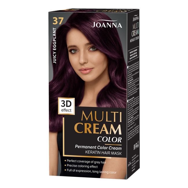 Мульти крем-краска для волос Joanna, цвет 37 juicy aubergine
Мульти крем-краска для волос Joanna, цвет 37 juicy aubergine