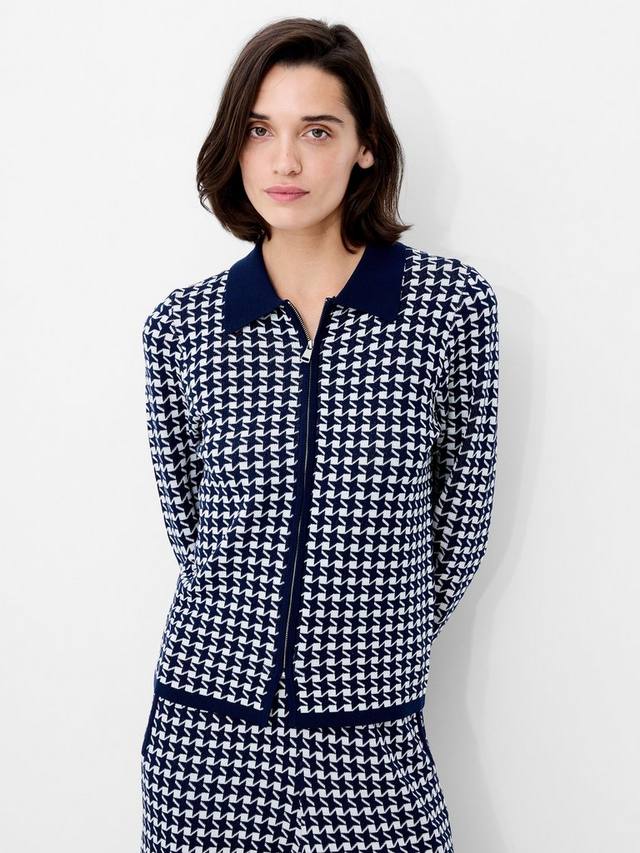 Кардиган Gloria с жаккардовым узором и молнией French Connection, Navy/Multi
Кардиган Gloria с жаккардовым узором и молнией French Connection, Navy/Multi