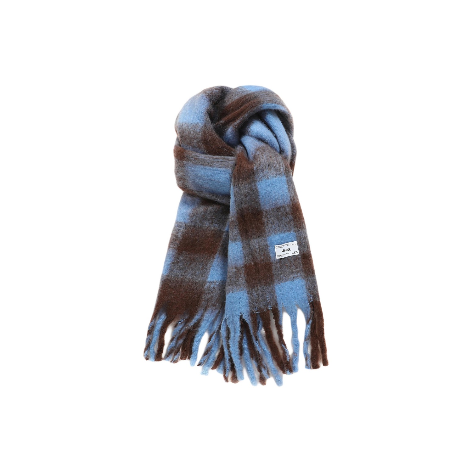Вязаный шарф из полиэстера, унисекс Jeep, синий коричневый color
Вязаный шарф из полиэстера, унисекс Jeep, синий коричневый color