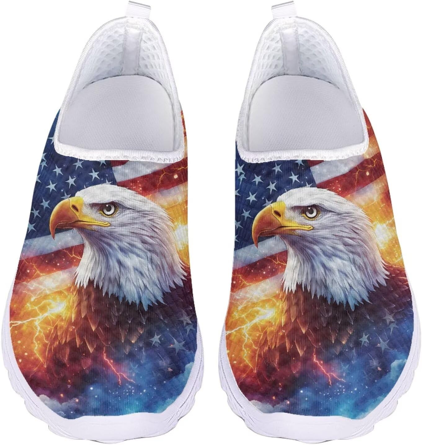 Кеды Belidome Slip On Clipper для женщин и мужчин, повседневная комфортная обувь для ходьбы и бега, Usa Flag Eagle Fire
Кеды Belidome Slip On Clipper для женщин и мужчин, повседневная комфортная обувь для ходьбы и бега, Usa Flag Eagle Fire