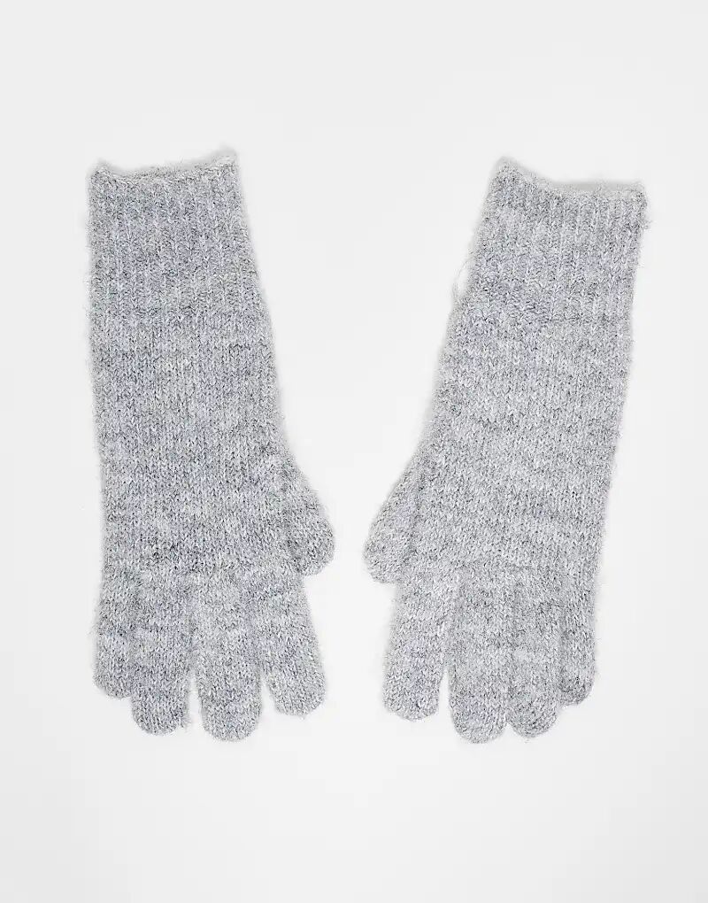 Перчатки из смеси шерсти Mango светло-серого цвета
Перчатки из смеси шерсти Mango светло-серого цвета