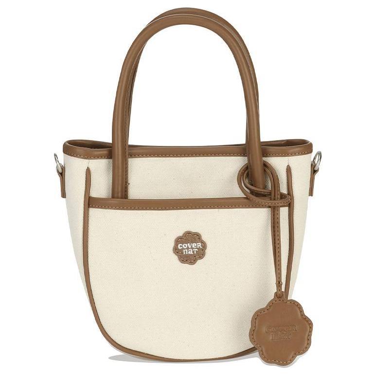 COVERNAT Хлопковая сумка-шоппер среднего размера женская коричневая, Brown
COVERNAT Хлопковая сумка-шоппер среднего размера женская коричневая, Brown