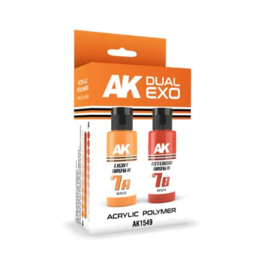 Набор «Светло-коричневый и астероидно-коричневый» (2 x 60 мл), Paint - Dual Exo Sets (AK-Interactive)
Набор «Светло-коричневый и астероидно-коричневый» (2 x 60 мл), Paint - Dual Exo Sets (AK-Interactive)