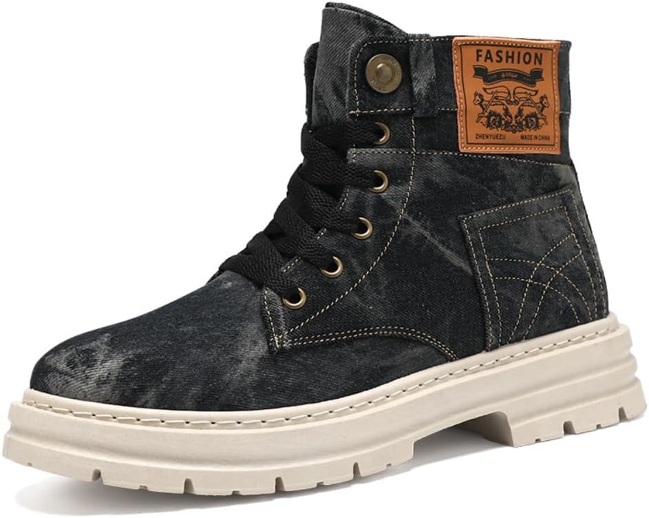 Мужские модные джинсовые ботинки на шнуровке, повседневные удобные синие ботинки для ежедневной носки, мужские ботинки с круглым носком и высоким голенищем, обувь для повседневной носки, повседневные ботильоны, прогулочные туфли Lokolucx
Мужские модные джинсовые ботинки на шнуровке, повседневные удобные синие ботинки для ежедневной носки, мужские ботинки с круглым носком и высоким голенищем, обувь для повседневной носки, повседневные ботильоны, прогулочные туфли Lokolucx