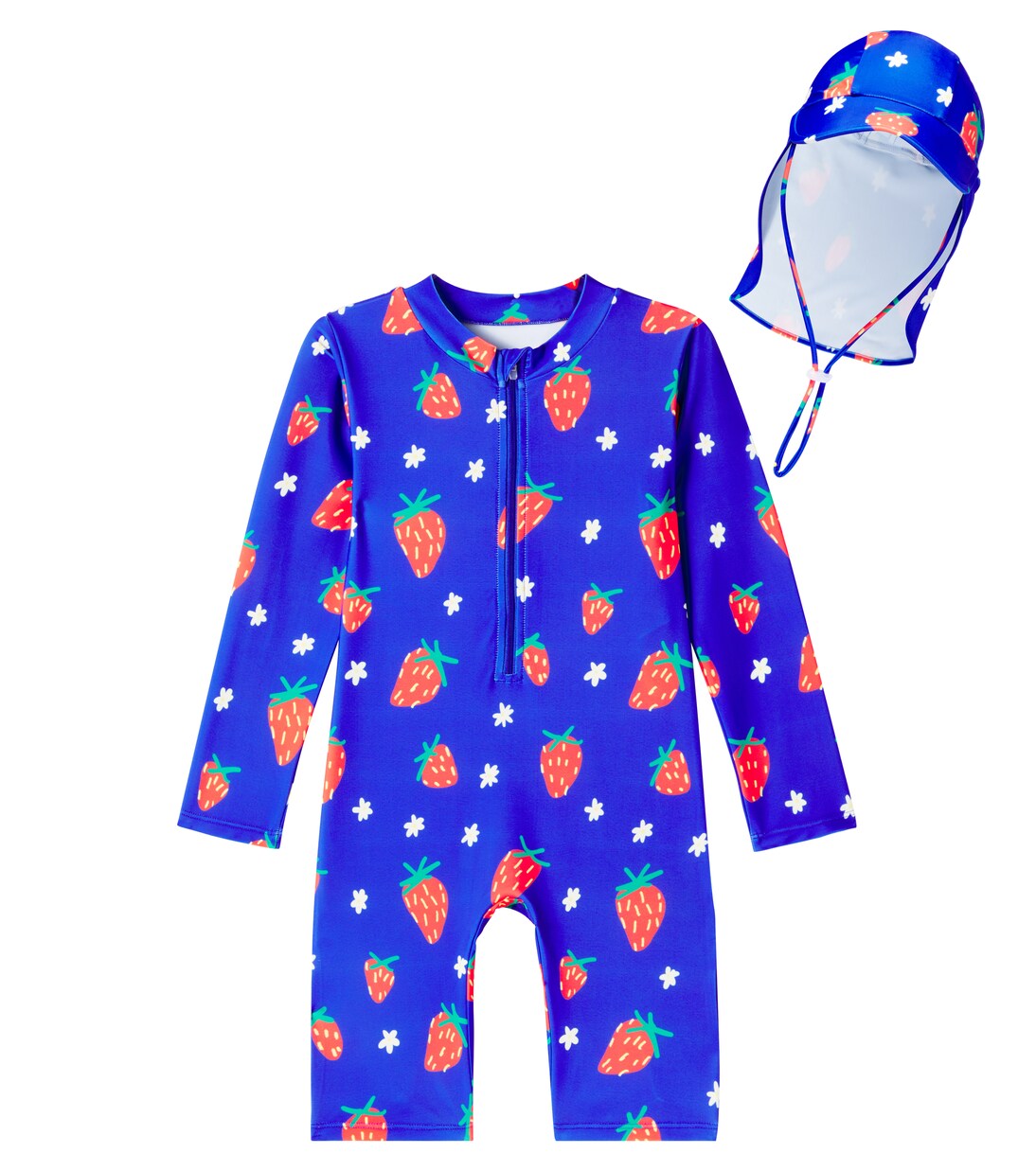 Купальник с принтом клубники Jellymallow, Royal Blue
Купальник с принтом клубники Jellymallow, Royal Blue