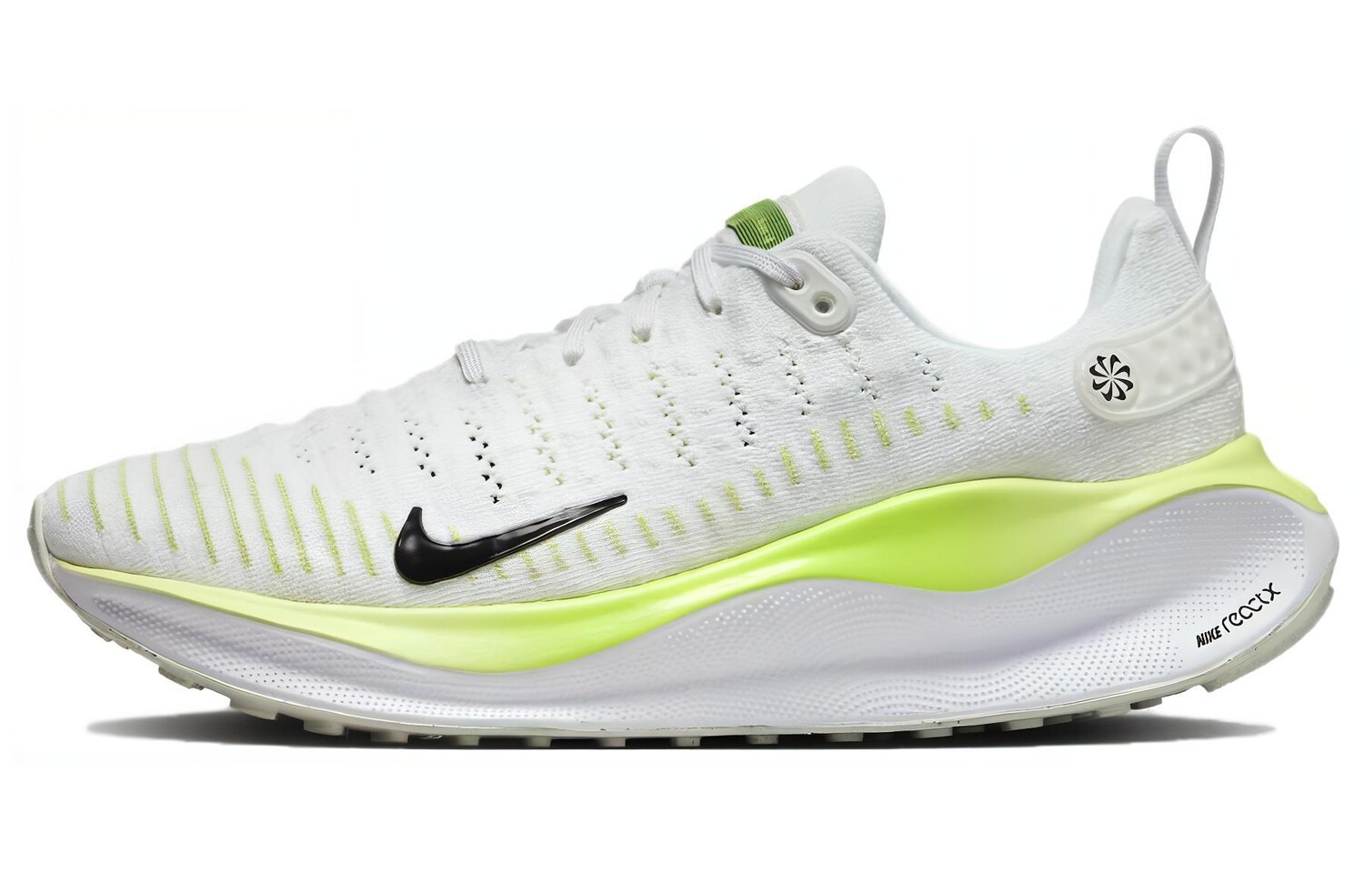 Кроссовки для бега React Infinity Run Flyknit 4 мужские с низким верхом, белые/зеленые Nike
Кроссовки для бега React Infinity Run Flyknit 4 мужские с низким верхом, белые/зеленые Nike