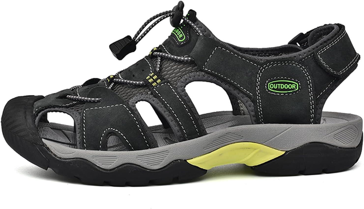 Мужские закрытые сандалии для пеших прогулок, спортивные водонепроницаемые кожаные сандалии, легкие летние прогулочные повседневные водные обувь Generic, серый
Мужские закрытые сандалии для пеших прогулок, спортивные водонепроницаемые кожаные сандалии, легкие летние прогулочные повседневные водные обувь Generic, серый