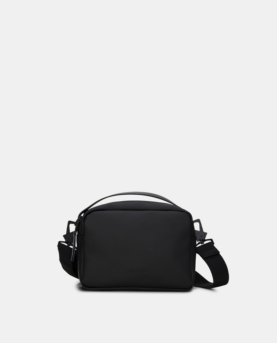 Маленькая черная водостойкая сумка-коробка через плечо Rains, черный
Маленькая черная водостойкая сумка-коробка через плечо Rains, черный