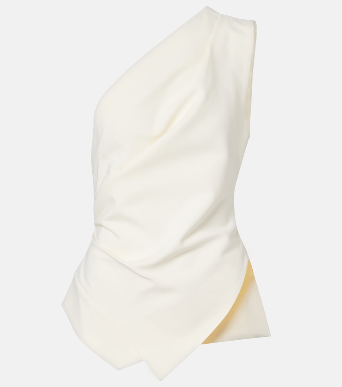 Асимметричный топ с одним плечом Róhe, белый
Асимметричный топ с одним плечом Róhe, белый