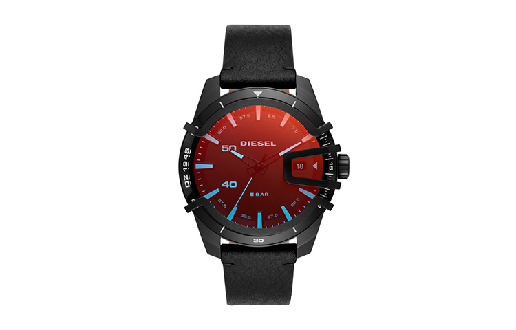 DIESEL Часы CAGED Wrist Watch Quartz Movement Leather Strap Black Dial Unisex, Black
DIESEL Часы CAGED Wrist Watch Quartz Movement Leather Strap Black Dial Unisex, Black