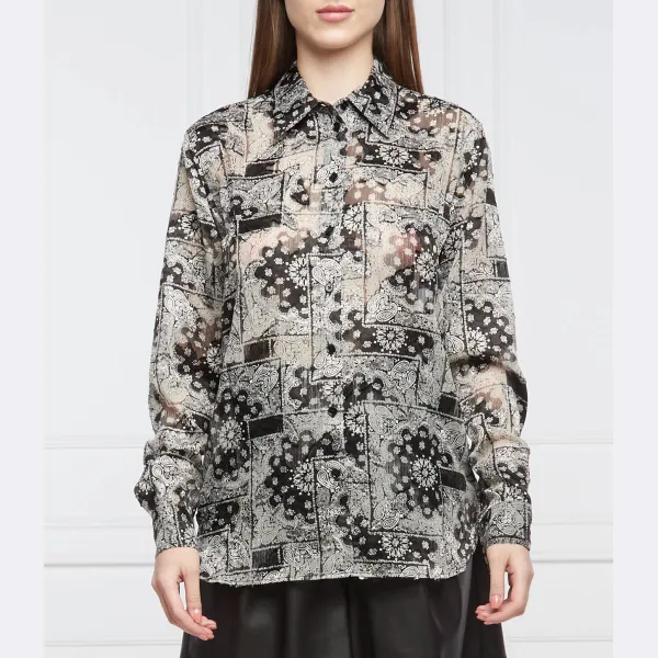 Рубашка стандартного кроя The Kooples, черный
Рубашка стандартного кроя The Kooples, черный