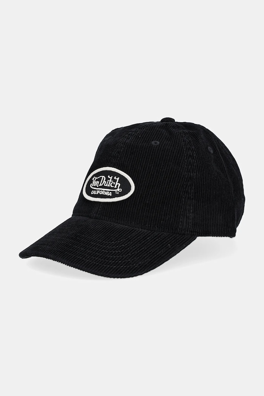 Хлопковая бейсболка Von Dutch, черный
Хлопковая бейсболка Von Dutch, черный