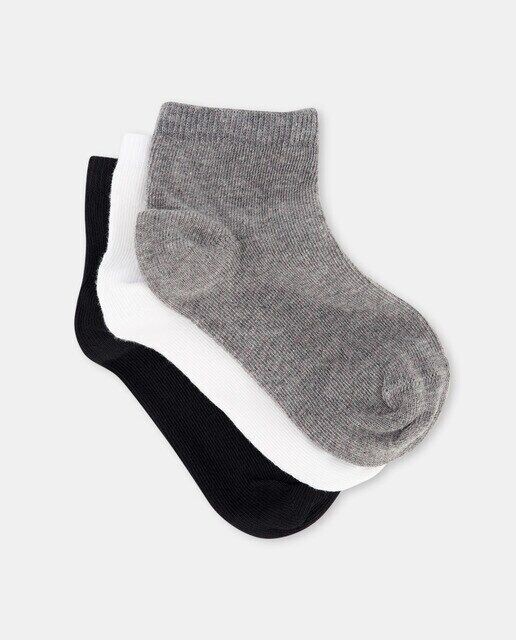 Набор из трёх однотонных носков для девочек Cotton Juice, мультиколор
Набор из трёх однотонных носков для девочек Cotton Juice, мультиколор