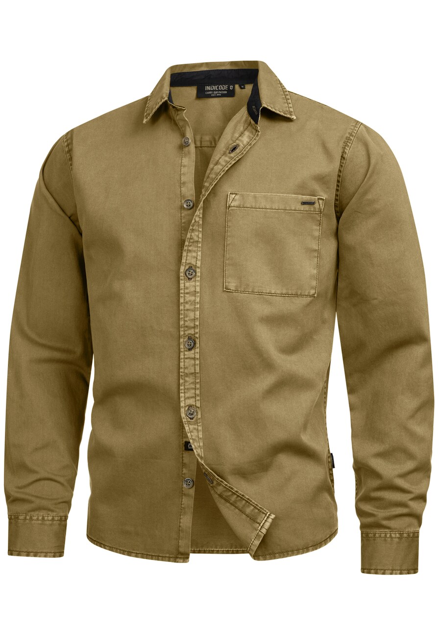 Рубашка на пуговицах классического кроя INDICODE JEANS Broidy, Olive
Рубашка на пуговицах классического кроя INDICODE JEANS Broidy, Olive