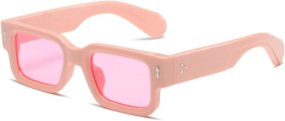 Винтажные модные маленькие прямоугольные солнцезащитные очки для мужчин с заклепками, квадратные солнцезащитные очки для женщин, черные, женские MTZJH, C2
Винтажные модные маленькие прямоугольные солнцезащитные очки для мужчин с заклепками, квадратные солнцезащитные очки для женщин, черные, женские MTZJH, C2