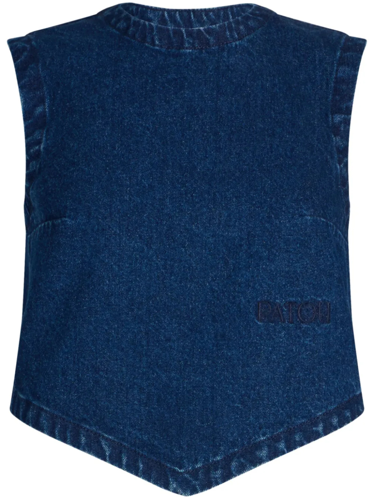 Patou джинсовый топ с шарфом, синий
Patou джинсовый топ с шарфом, синий