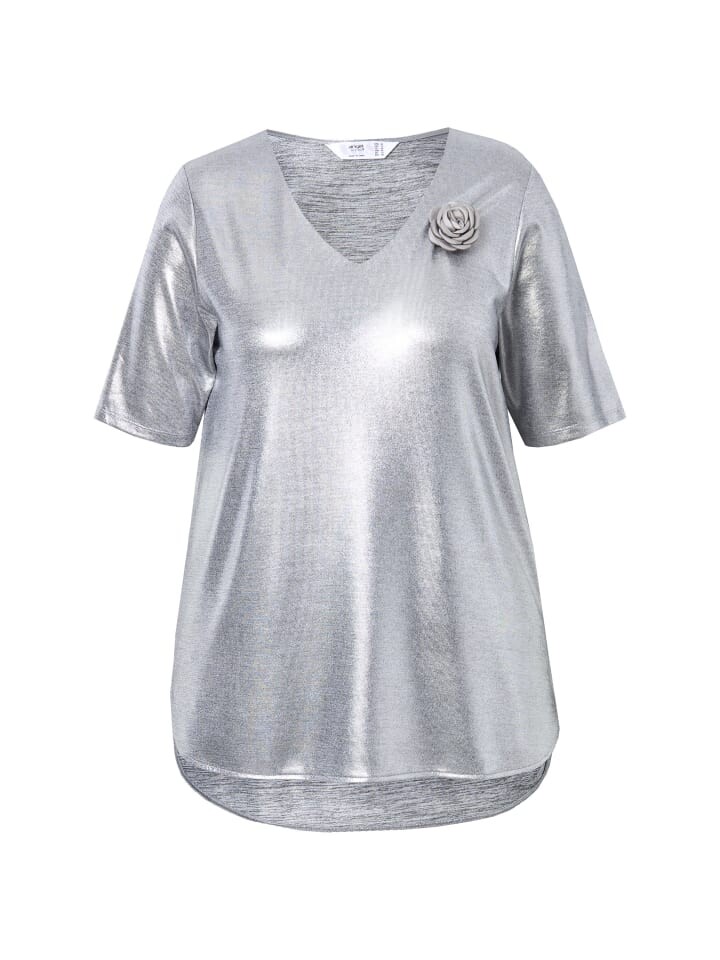 Футболка MIAMODA Shirt, серебряный
Футболка MIAMODA Shirt, серебряный