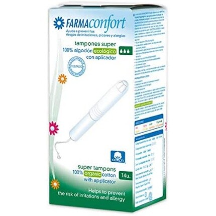 Гипоаллергенные супертампоны Farmacomfort Farmaconfort
Гипоаллергенные супертампоны Farmacomfort Farmaconfort