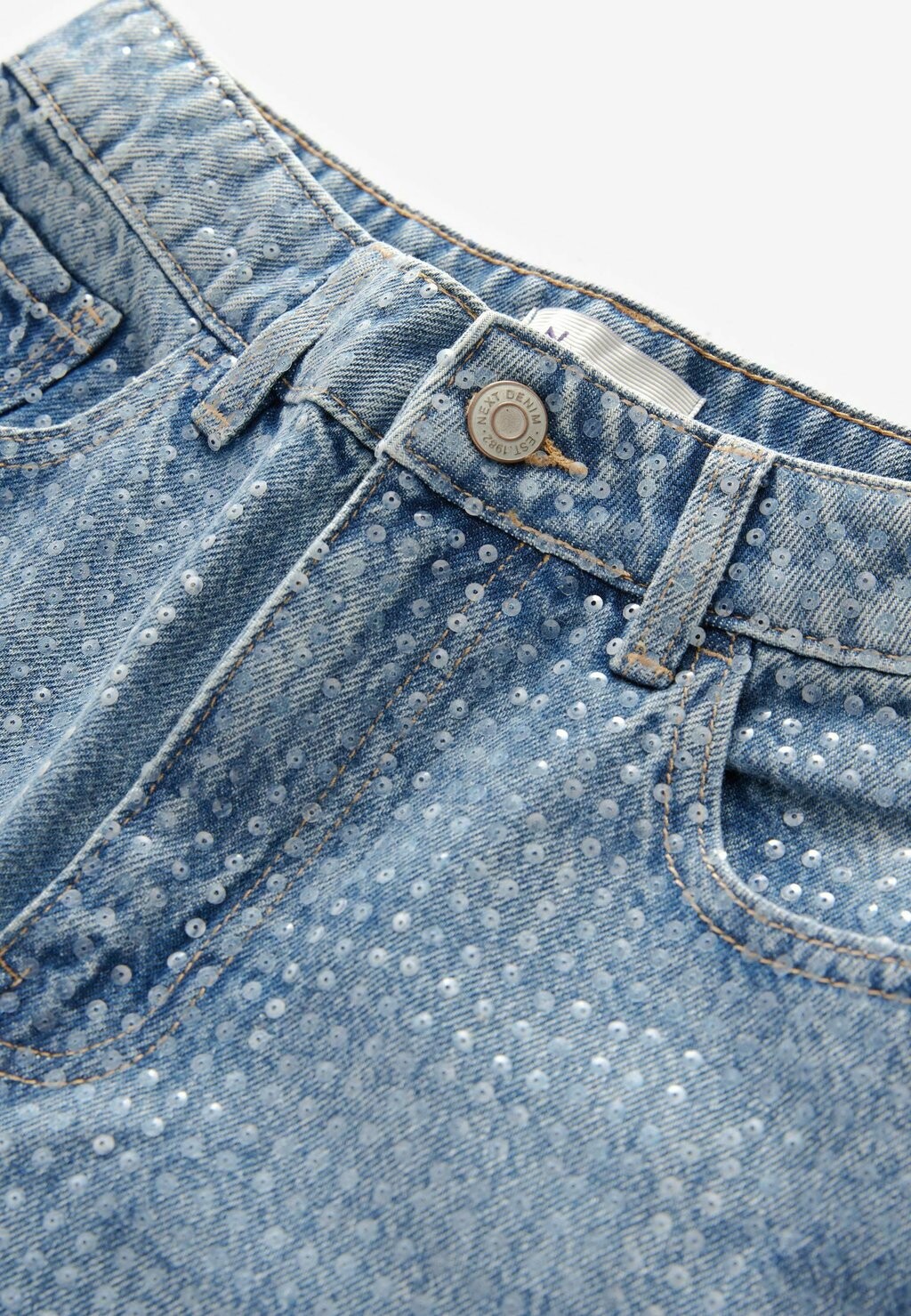 Расклешенные джинсы PETITE SEQUIN EMBELLISHED WIDE Next, синий
Расклешенные джинсы PETITE SEQUIN EMBELLISHED WIDE Next, синий