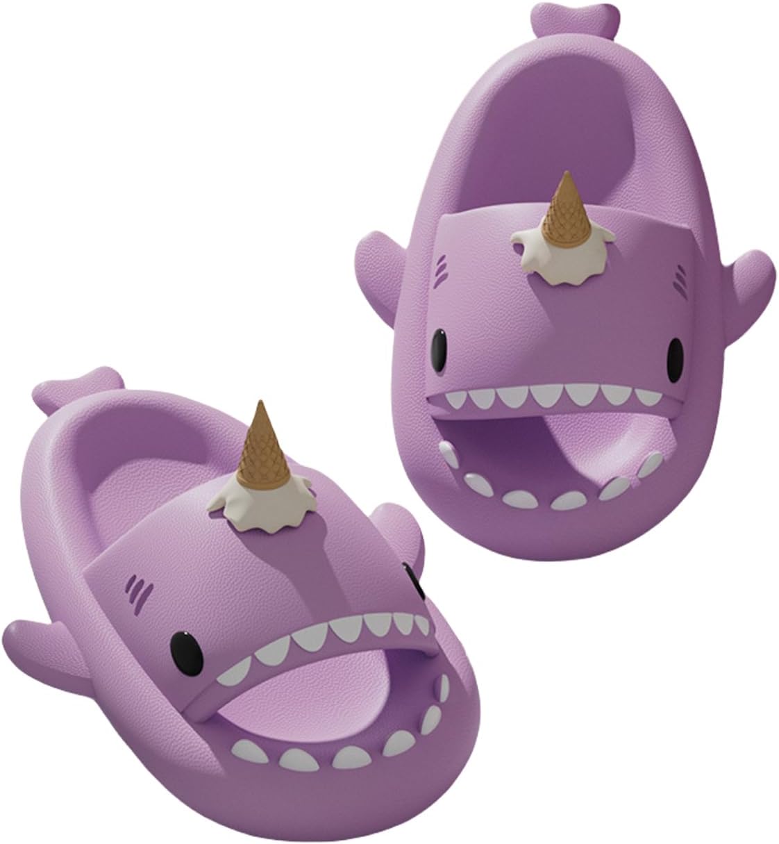 Шлепанцы с мороженым и акулой, противоскользящие домашние тапочки и пляжная обувь, милые мультяшные шлепанцы с облачной акулой для женщин и мужчин Generic, фиолетовый
Шлепанцы с мороженым и акулой, противоскользящие домашние тапочки и пляжная обувь, милые мультяшные шлепанцы с облачной акулой для женщин и мужчин Generic, фиолетовый