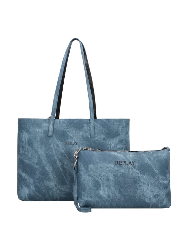 Сумка-шоппер Replay 35 cm, цвет blue denim-black, Черный, Сумка-шоппер Replay 35 cm, цвет blue denim-black
Сумка-шоппер Replay 35 cm, цвет blue denim-black, Черный, Сумка-шоппер Replay 35 cm, цвет blue denim-black