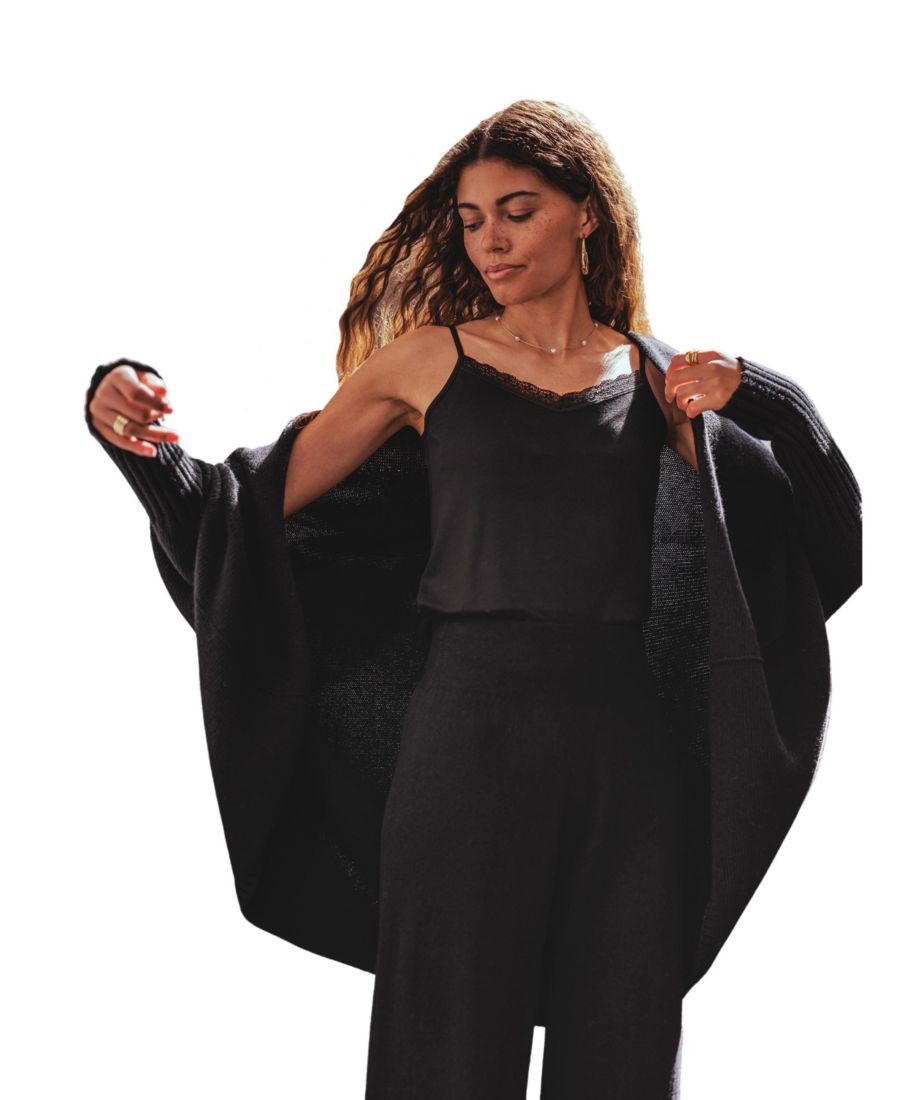 Женский супермягкий кардиган-кокон Celtic & Co, Black
Женский супермягкий кардиган-кокон Celtic & Co, Black