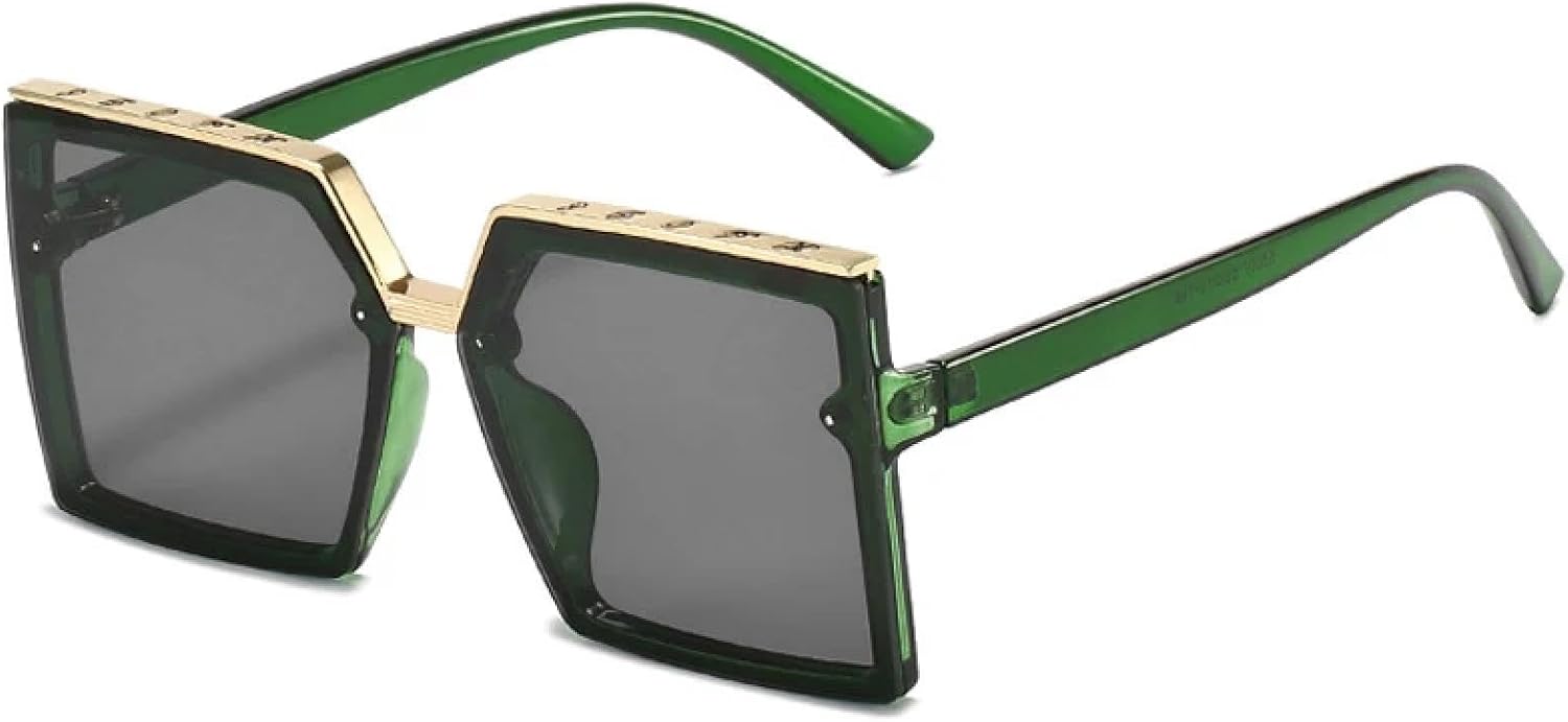 Классические винтажные солнцезащитные очки в крупной оправе для женщин и мужчин, модные, для активного отдыха, вождения, рыбалки, с защитой от УФ-излучения UV400 TKKTLLT, Green Gray
Классические винтажные солнцезащитные очки в крупной оправе для женщин и мужчин, модные, для активного отдыха, вождения, рыбалки, с защитой от УФ-излучения UV400 TKKTLLT, Green Gray