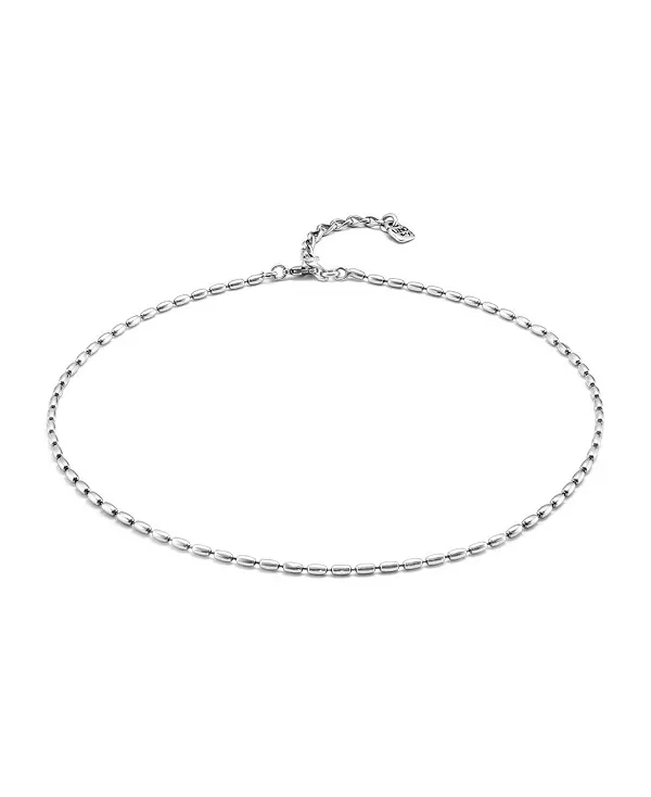Цепь из металлического сплава с мелкими овальными звеньями Unode50, silver
