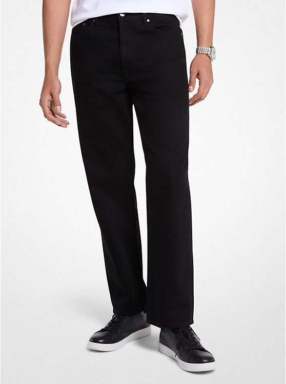 Джинсы Finn прямого кроя из эластичного денима Michael Kors, черный
Джинсы Finn прямого кроя из эластичного денима Michael Kors, черный