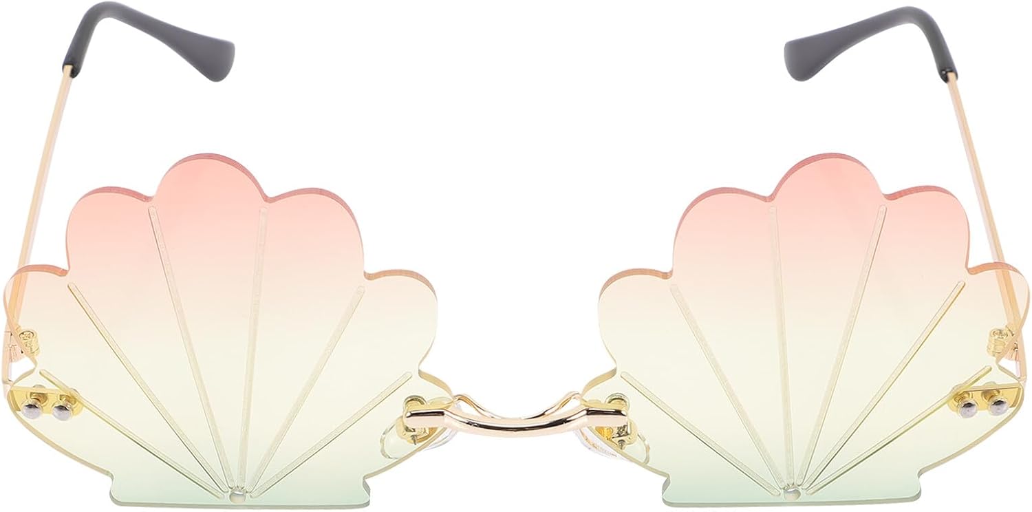 Солнцезащитные очки GALPADA Seashell в форме ракушки, прочные, без оправы, из металла и поликарбоната, модель Wave, для женщин и подростков, зелено-красные, Transparent
Солнцезащитные очки GALPADA Seashell в форме ракушки, прочные, без оправы, из металла и поликарбоната, модель Wave, для женщин и подростков, зелено-красные, Transparent