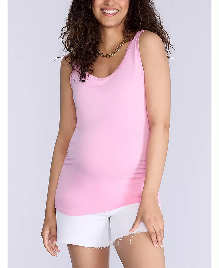 Женская майка для беременных с круглым вырезом и сборками по бокам - Motherhood Maternity, розовый
Женская майка для беременных с круглым вырезом и сборками по бокам - Motherhood Maternity, розовый